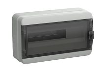 Бокс пластиковый TEKFOR IEK ЩРН-П-18 КМПн-18 IP65 (245х408х153мм) тонированная дверца картинка 